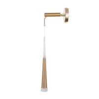 Бра "Амадеус" 2хLED 6Вт+3Вт 4000К золото 12х12х70см