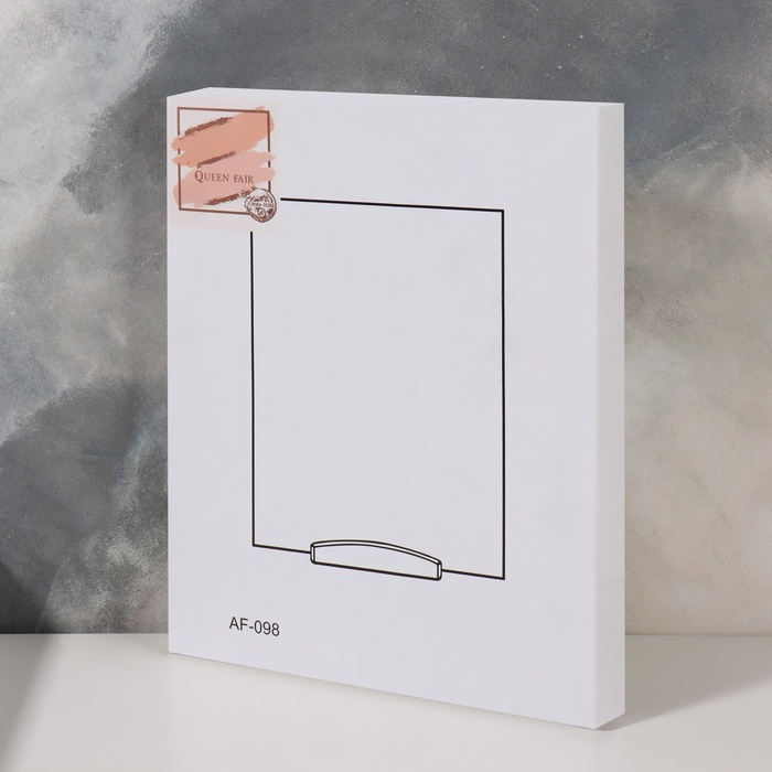 Зеркало на подставке, зеркальная поверхность 17,5 × 22 см, цвет чёрный Зеркало на подставке, зеркальная поверхность 17,5 × 22 см, цвет чёрный