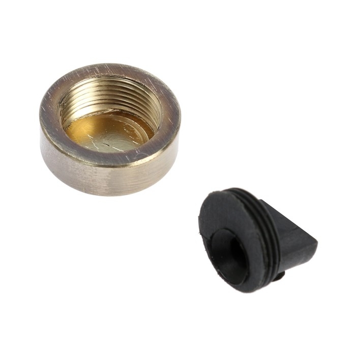 Зеркалодержатель ТУНДРА , d=20 мм, без сверления, цвет бронза, пластик, 4 шт.