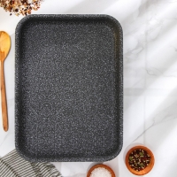 Противень Onyx, 27,5×36×6,2 см, антипригарное покрытие, цвет серый Противень Onyx, 27,5×36×6,2 см, антипригарное покрытие, цвет серый