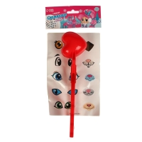 Новогодний подарок. Снежколеп-песколеп &laquo;Сердце&raquo;, 30 &times; 8 см + наклейки, на новый год