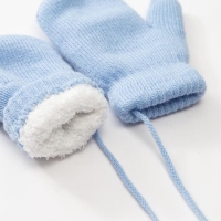Варежки детские двухслойные MINAKU "Однотонные",цв. голубой,р-р 14 (4-5 лет) Варежки детские двухслойные MINAKU "Однотонные",цв. голубой,р-р 14 (4-5 лет)