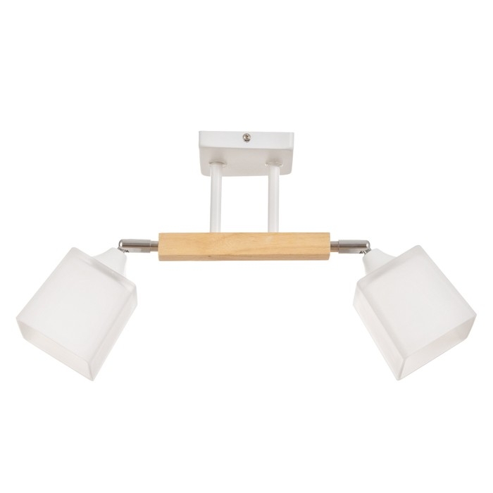 Люстра потолочная Тоскана 2хE27 40Вт Белый, дерево Люстра потолочная Тоскана 2хE27 40Вт Белый, дерево