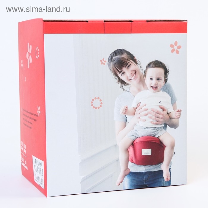 Рюкзак-кенгуру, хипсит для малыша &laquo;Абстракция&raquo;, от 3 до 20 кг., цвет голубой