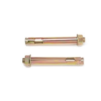 Анкерный болт ТУНДРА, с гайкой, оцинкованный,  12х100 мм, 50 шт