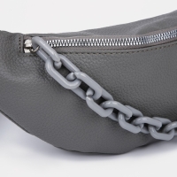 Поясная сумка на молнии, цвет серый Поясная сумка на молнии, цвет серый