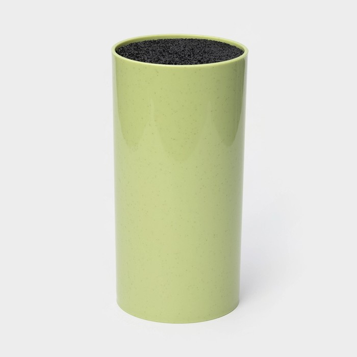 Подставка для ножей с наполнителем &laquo;Нежность&raquo;, 22&times;11 см, цвет зелёный