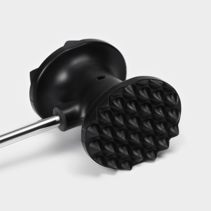 Молоток для мяса Доляна &laquo;Овал&raquo;, 25 см, цвет чёрный