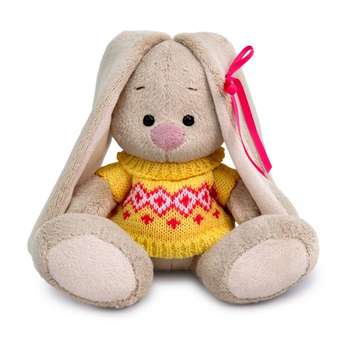 Мягкая игрушка «Зайка Ми в жилете с орнаментом», 15 см Мягкая игрушка «Зайка Ми в жилете с орнаментом», 15 см