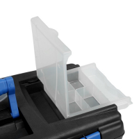 Ящик для инструмента ТУНДРА, 19", 490 х 275 х 240 мм, пластиковый Ящик для инструмента ТУНДРА, 19", 490 х 275 х 240 мм, пластиковый