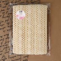 Кружево вязаное, 38 мм &times; 15 &plusmn; 1 м, цвет бежевый