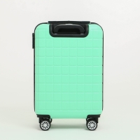 Чемодан малый 47 л (S) Goran Tomp, отдел на молнии, кодовый замок, 4 колеса, цвет мятный