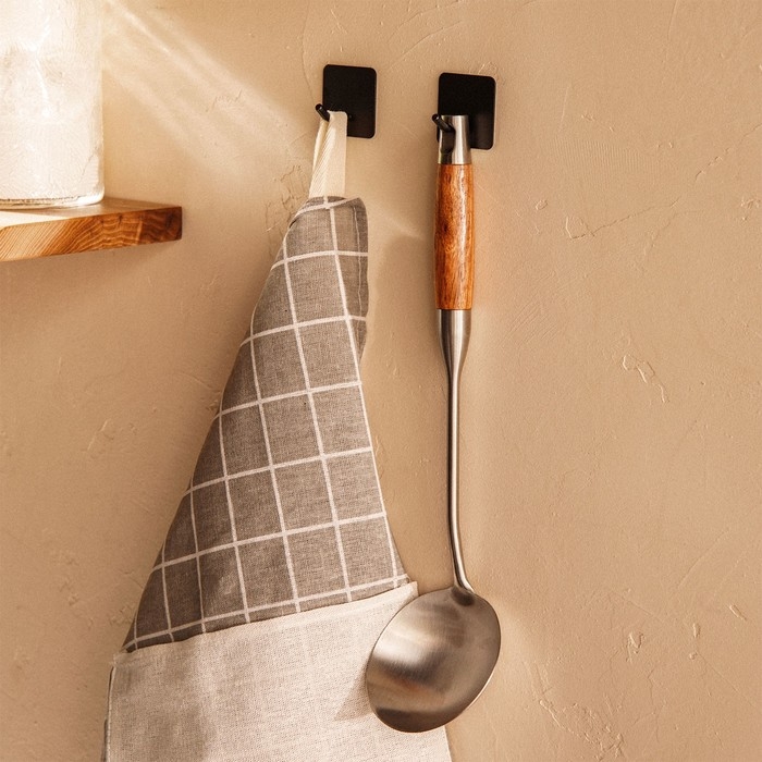 Половник из нержавеющей стали SL Home, &laquo;Рустик&raquo; 38&times;10 см, цвет серебряный