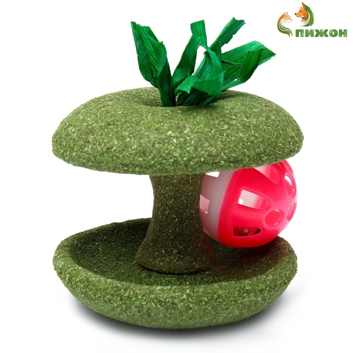 Игрушка для кошек из прессованной кошачьей мяты Игрушка для кошек из прессованной кошачьей мяты "Неваляшка"