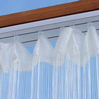 Штора - занавеска декоративная, нитяная, 300&times;300 см, цвет белый