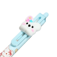 Клей ПВА 0.9 мл, в виде автоматической ручки, 1 мм, для точечного нанесения клея, "Аниме" МИКС