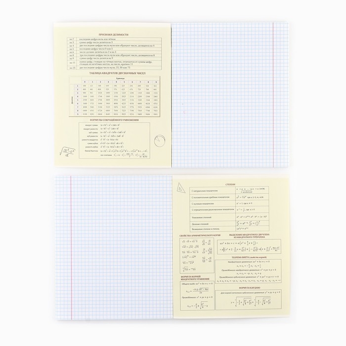 Предметная тетрадь А5, 48 л на скрепке &laquo;Яркий. Алгебра&raquo; ТВИН лак, уф лак, конгрев