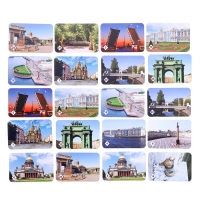 Настольная игра &laquo;Мемо. Санкт-Петербург&raquo;, 50 карточек + познавательная брошюра