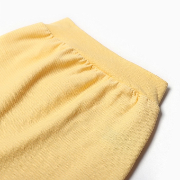 Комплект детский (3 предмета), цвет жёлтый, рост 62 см