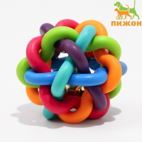 Мяч "Молекула" с бубенчиком, 7 см, микс цветов