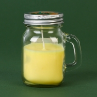 Новогодняя свеча в банке с ручкой &laquo;Цитрусовое настроение&raquo;, мандарин