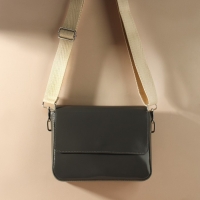 Ручка для сумки, стропа, с карабинами, 139 ± 3 × 3,8 см, цвет бежевый Ручка для сумки, стропа, с карабинами, 139 ± 3 × 3,8 см, цвет бежевый