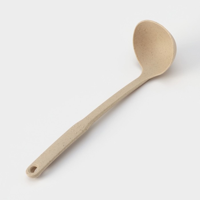 Половник Доляна &laquo;Беж&raquo;, 28 см, цвет бежевый