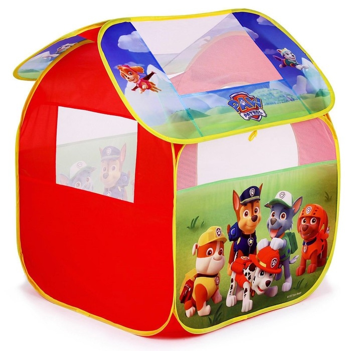 Детская игровая палатка «Щенячий патруль» в сумке Детская игровая палатка «Щенячий патруль» в сумке