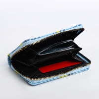 Кошелёк детский на молнии «Выбражулька», цвет голубой Кошелёк детский на молнии «Выбражулька», цвет голубой