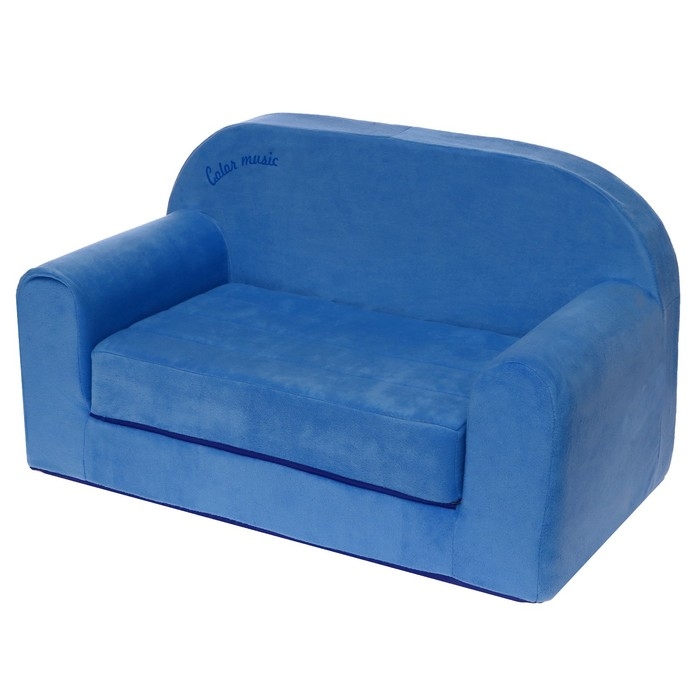 Мягкая игрушка «Диванчик раскладной Happy babby», цвет синий Мягкая игрушка «Диванчик раскладной Happy babby», цвет синий