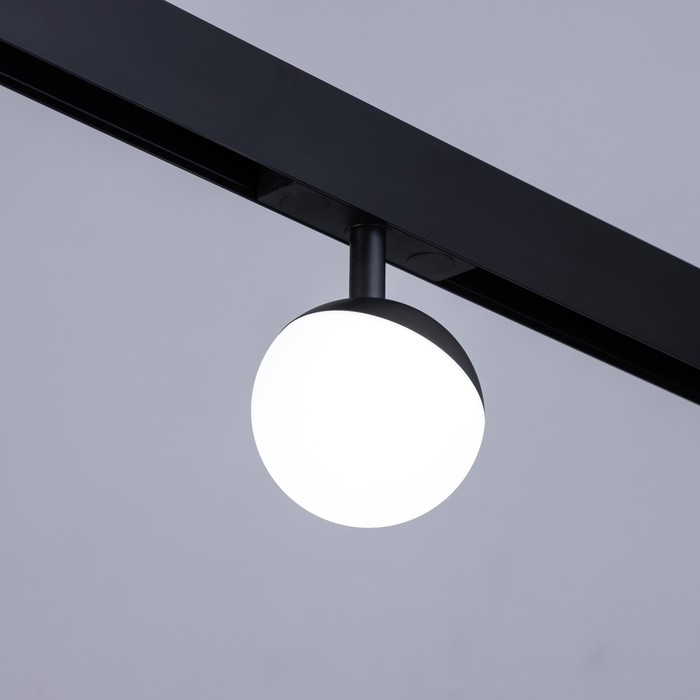Светильник трековый ULTRA Светильник трековый ULTRA "Шар" LED 6Вт 3000K-5700К CRI90 черный 10х10х10 см