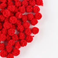 Набор деталей для декора &laquo;Бомбошки&raquo;, 100 шт., размер одной шт. &mdash; 1 см, цвет красный