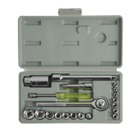 Набор инструментов в кейсе ТУНДРА, универсальный, 1/4" и 3/8", 20 предметов Набор инструментов в кейсе ТУНДРА, универсальный, 1/4" и 3/8", 20 предметов