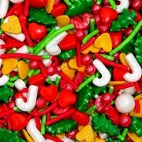 Новый год. Посыпка кондитерская "Рождественское чудо", 50 г