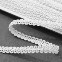 Тесьма декоративная &laquo;Шанель&raquo;, 8 мм, 10 &plusmn; 1 м, цвет белый