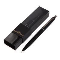 Ручка шариковая автоматическая, 1.0 мм, Bruno Visconti SAN REMO, стержень синий, чёрный металлический корпус, в футляре Ручка шариковая автоматическая, 1.0 мм, Bruno Visconti SAN REMO, стержень синий, чёрный металлический корпус, в футляре