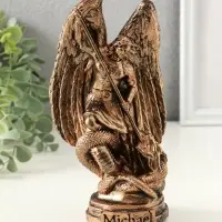 Фигура "Архангел Михаил" 20х12х8 см, золото