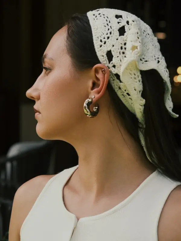 Набор серьги "Леопард" кольцо, цветной в золоте