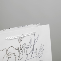 Пакет подарочный ламинированный, упаковка, For you, ML 21 х 25 х 8 см