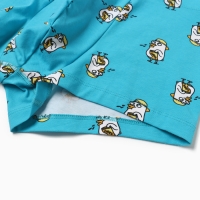 Трусы мужские боксеры &laquo;Гуси&raquo;, цвет голубой, размер 54 (XXL)