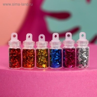 Крупные блёстки для декора ногтей &laquo;Сияй, мечтай!&raquo;, 12 цветов