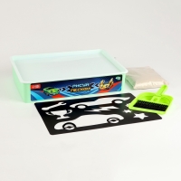 Планшет «Рисование песком», 27 х 39 см, песок 1 кг, трафарет, набор для творчества Планшет «Рисование песком», 27 х 39 см, песок 1 кг, трафарет, набор для творчества