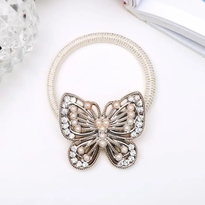 Резинка для волос "Каролина" бабочка, 3,5 см