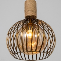 Светильник "Клубок" 1х40Вт Е27 медь 28х28х28см