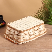 Корзина плетеная 30x22x11 см, ротанг