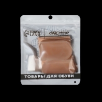 Корректоры - разделители для больших пальцев, на манжете, силиконовые, 3,5 &times; 2,5 см, пара, цвет бежевый