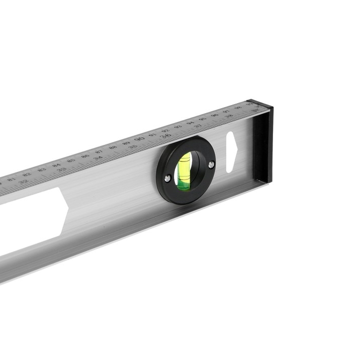 Уровень строительный ЛОМ "Рельс", алюминиевый, 1000 мм