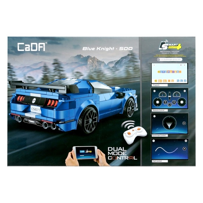 Конструктор радиоуправляемый &laquo;Спорткар&raquo;, 325 деталей, 2 варианта управления