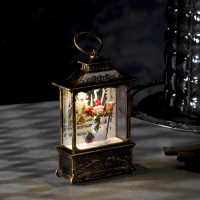 Светодиодная фигура &laquo;Снеговик&raquo; 7.6 &times; 13.5 &times; 3.2 см, пластик, батарейки AG13х3 (в комплекте), свечение тёплое белое