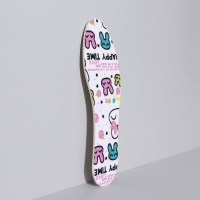 Стельки для обуви, антибактериальные, универсальные, 26-36 р-р, 23,5 см, пара, цвет МИКС